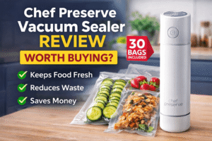 Read more about the article Chef Preserve Vacuum Sealer Review 2026 — 7 Benefits & Buying Guide