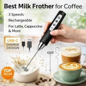 Read more about the article Best Milk Frother for Coffee Lovers (2026 Buyer’s Guide)