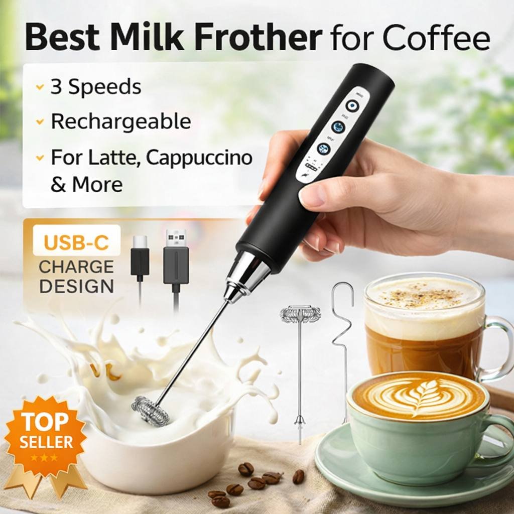 You are currently viewing Best Milk Frother for Coffee Lovers (2026 Buyer’s Guide)