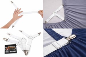 Read more about the article Best Bed Sheet Holder Straps for Deep Mattresses (Top 7 Picks That Actually Keep Sheets Tight)