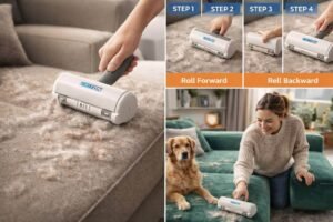 Read more about the article How to Remove Pet Hair from Couch – 7 Easy Methods That Work Fast