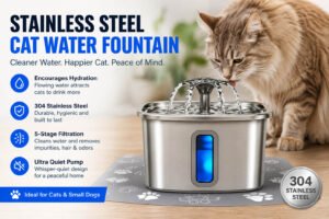 Read more about the article Stainless Steel Cat Water Fountain: 9 Proven Tips