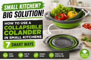 Read more about the article How to Use a Collapsible Colander in Small Kitchens: 7 easy Ways