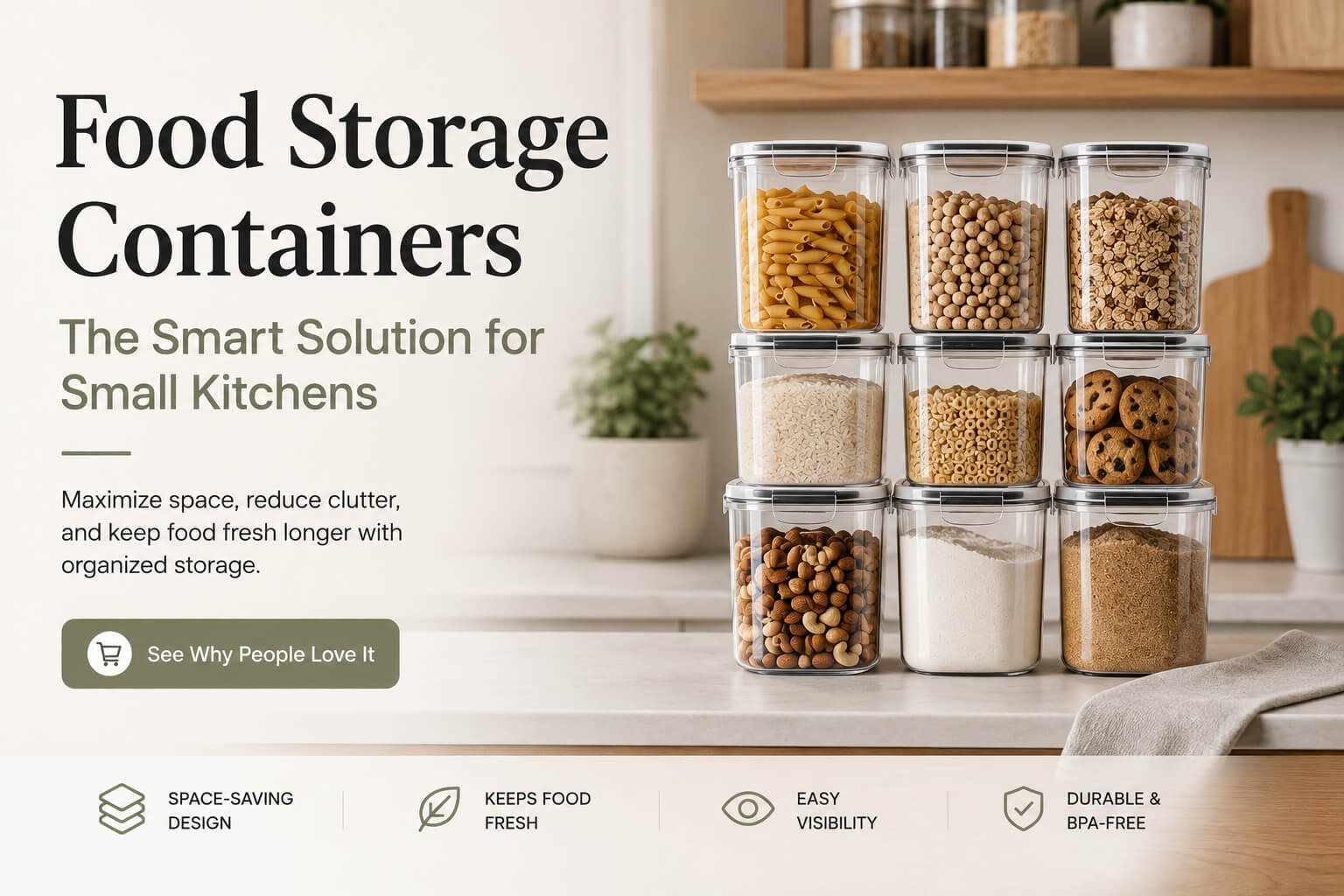 You are currently viewing 4 Best Food Storage Containers for Small Kitchens
