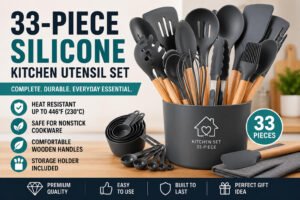 Read more about the article 33-Piece Silicone Kitchen Utensils Set Review: Is It Worth Buying in 2026?